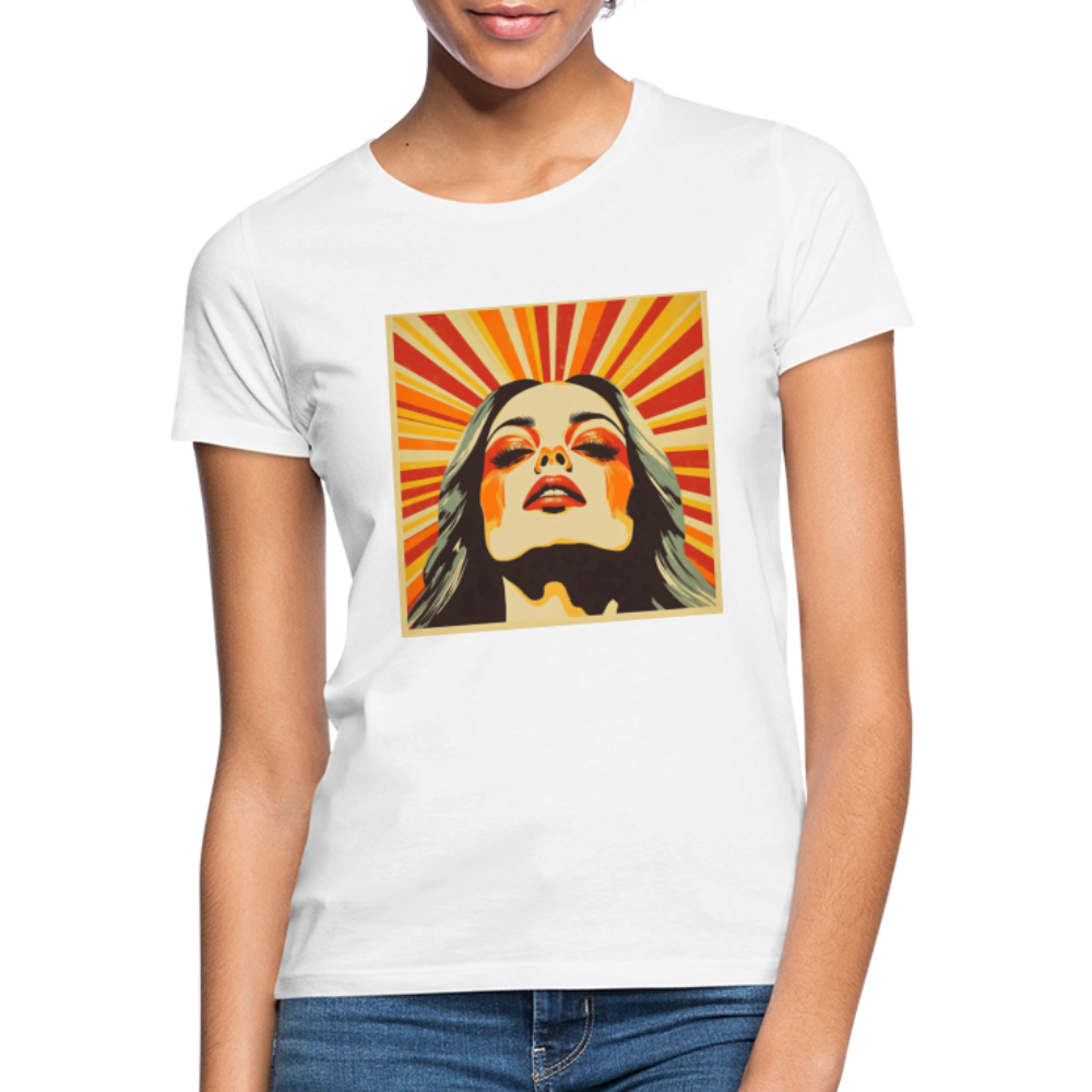Sun Girl, T-shirt dam - vit