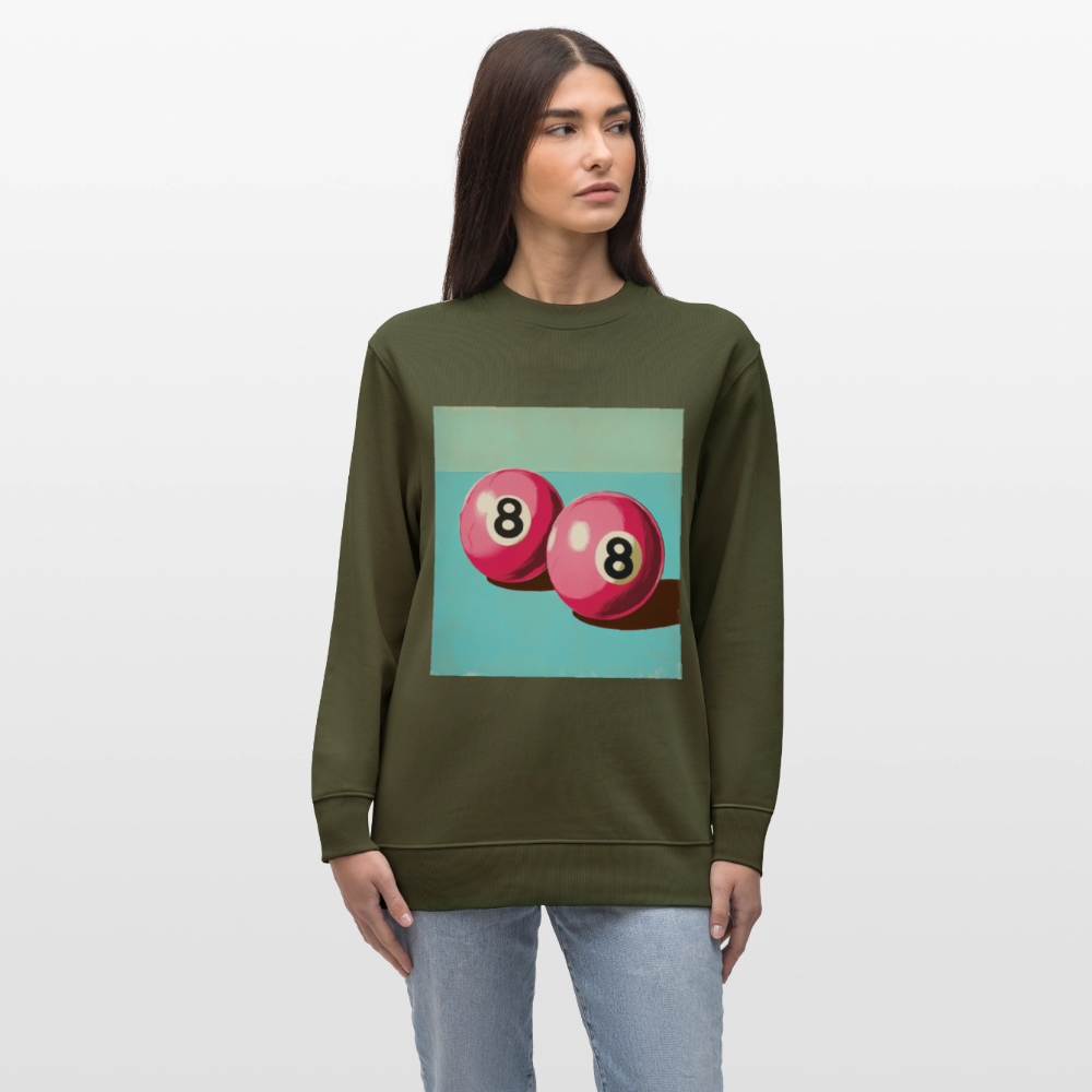 Rosa Rivaler, Ekologisk sweatshirt CHANGER unisex från Stanley/Stella - kaki