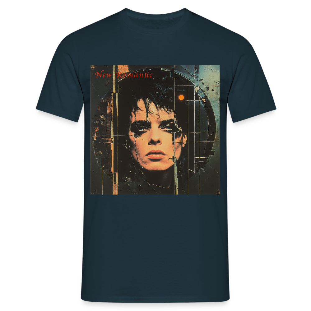 New Romance, T-shirt herr - marinblå