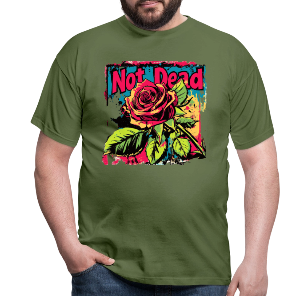 Den Eviga Rosen, T-shirt herr - Militärgrön