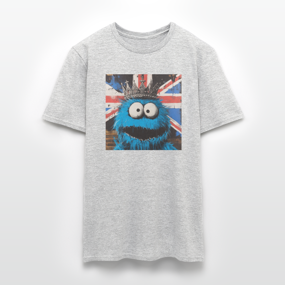 Monsters & Monarchs, T-shirt herr - gråmelerad