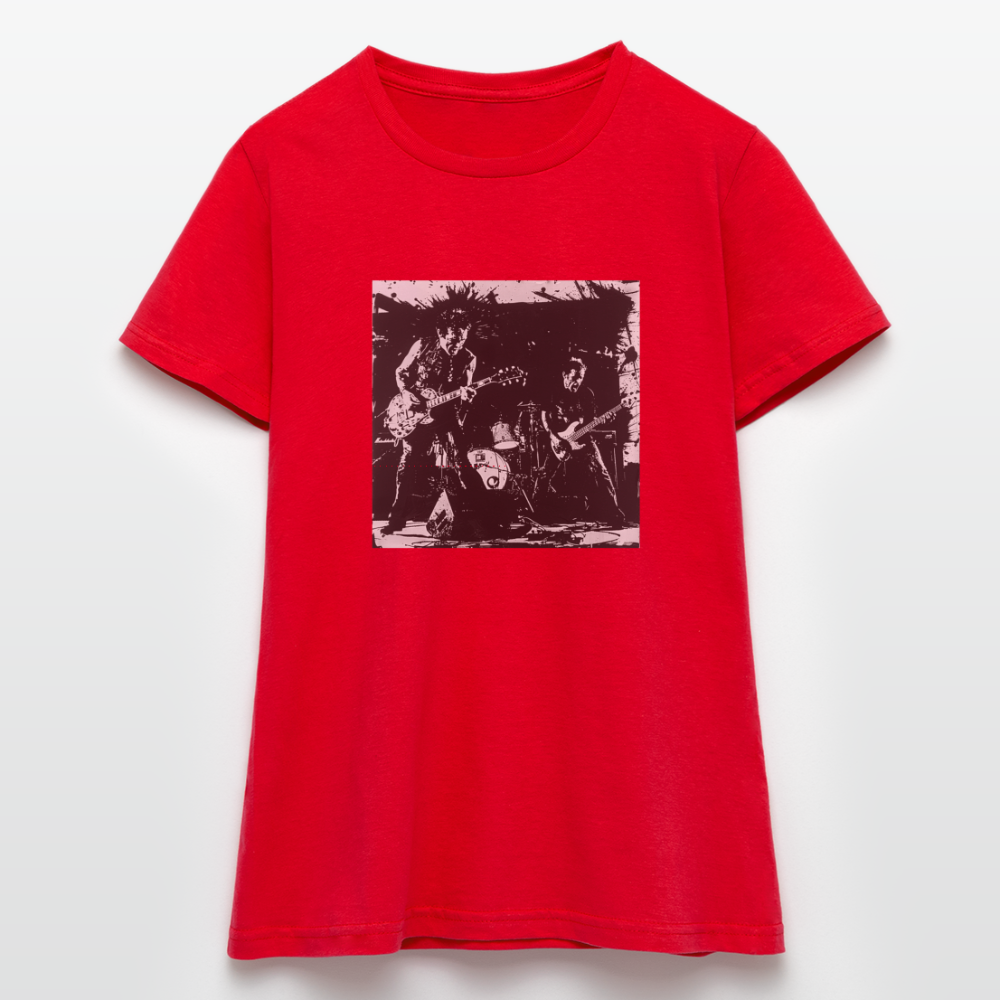 Köttfärsraseri, T-shirt dam - röd
