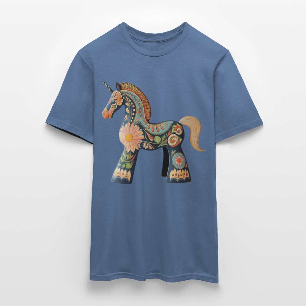 Färger av magi, T-shirt herr - duvblå