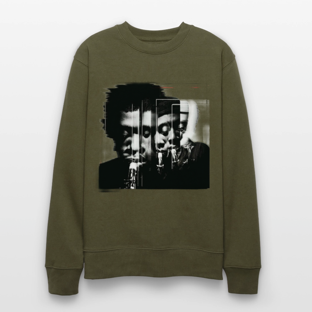 Between Breaths, Ekologisk sweatshirt CHANGER unisex från Stanley/Stella - kaki