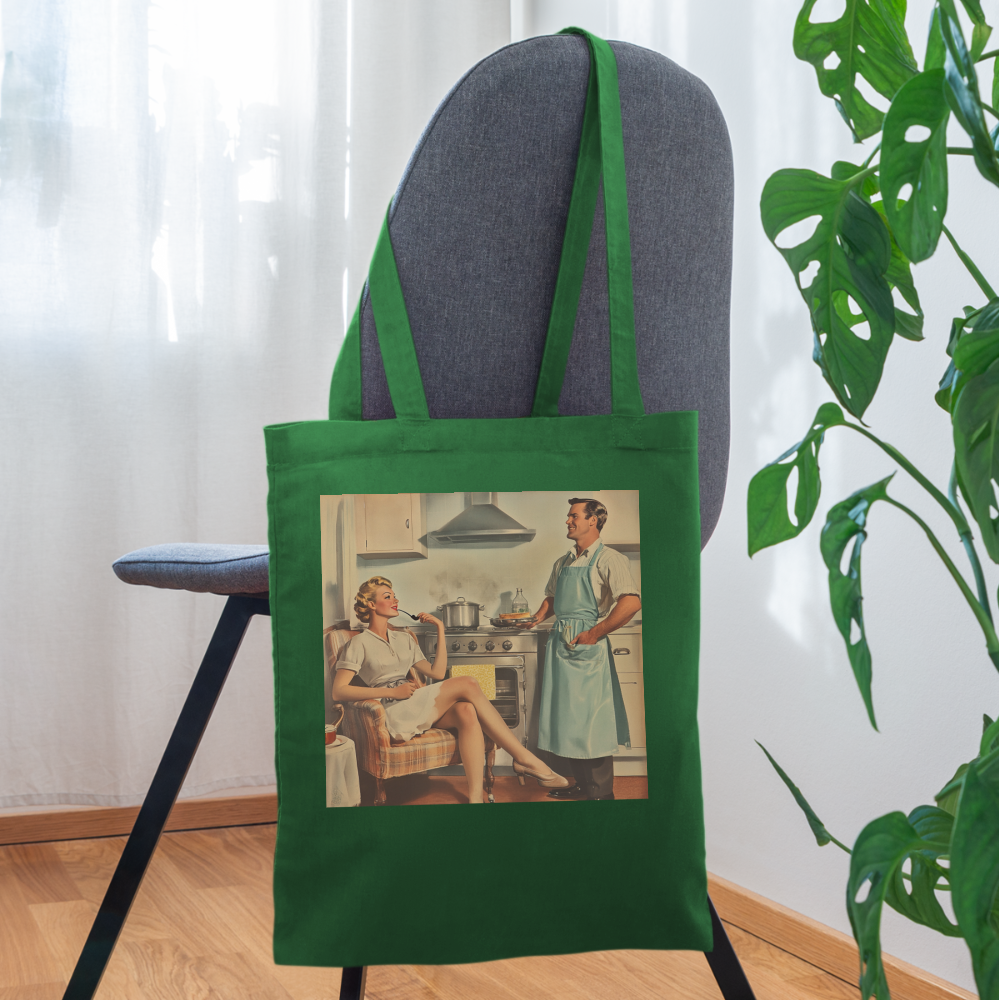 Äta bör man - annars dör man, Tygväska - gran