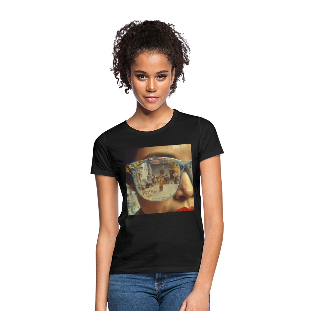 Reflektioner av Anderna, T-shirt dam - svart