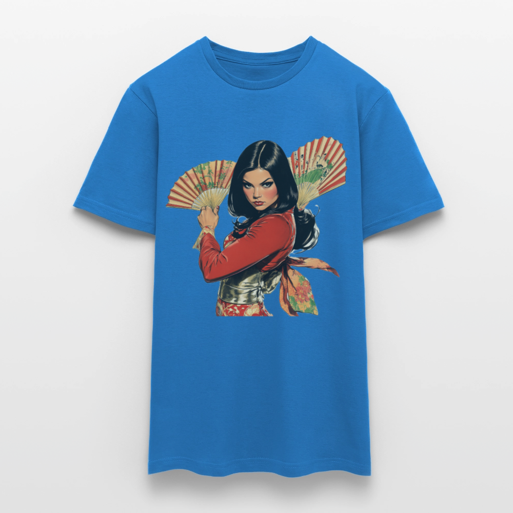 Dansen med Solfjädrar: Vindens krigare, T-shirt herr - kungsblå