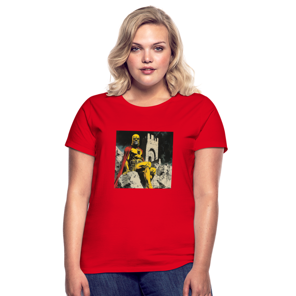 Orkalon, T-shirt dam - röd