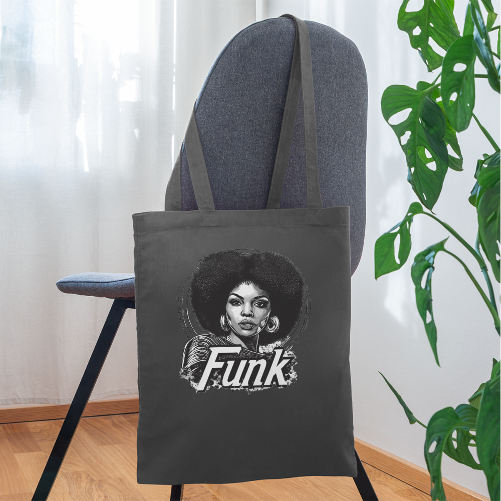 Funk Queen: Power in Motion, (transparent bakgrund) TygvÀska - grafitgrÄ