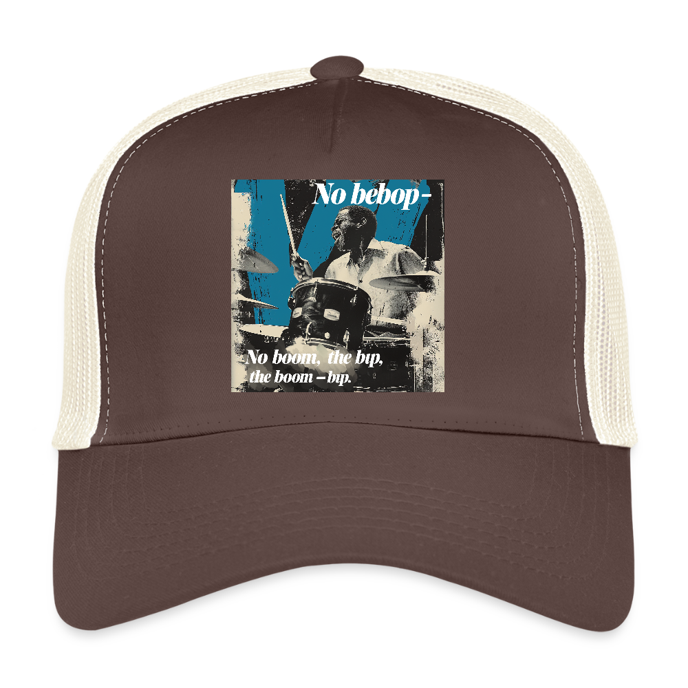 Push It Bebop, Trucker Cap - brun/beige