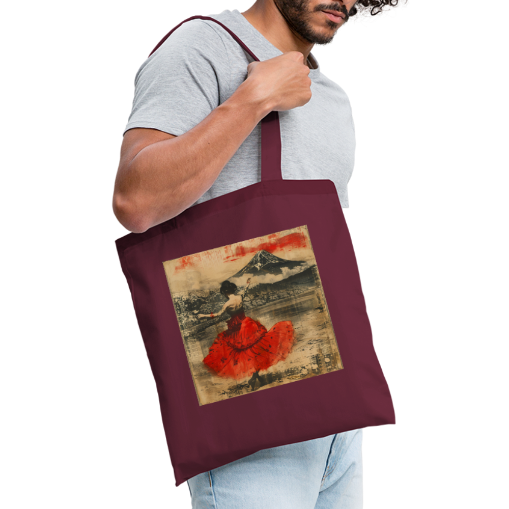 Flamenco i Solens Land, Tygväska - vinröd