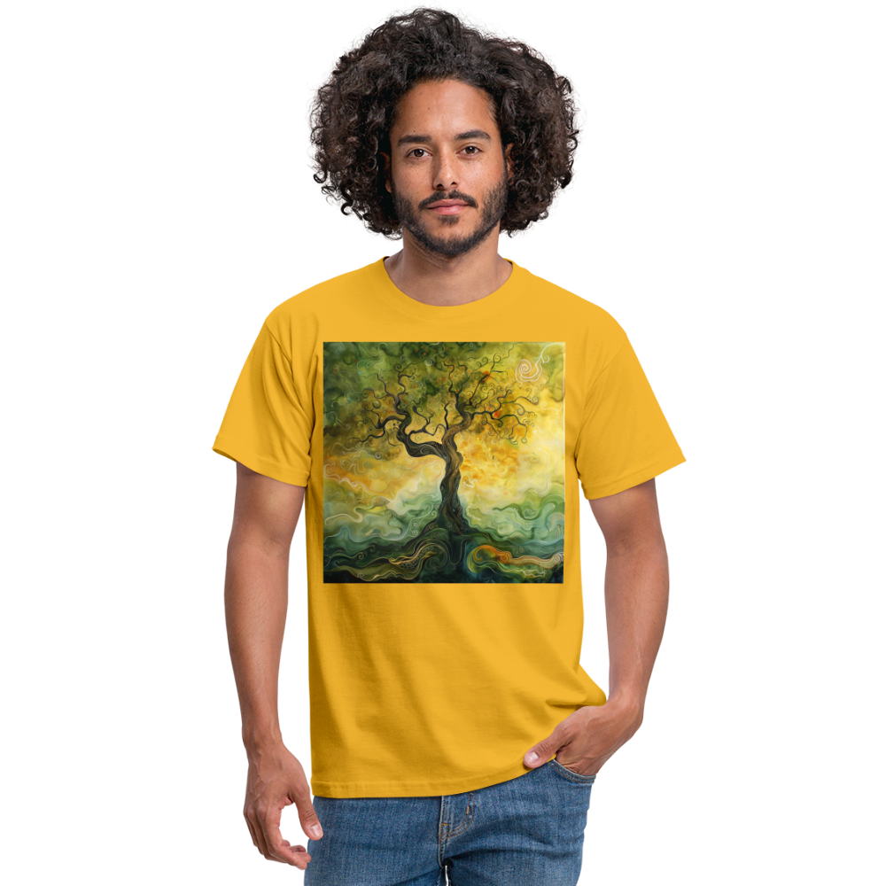 Trädets visdom, T-shirt herr - gul