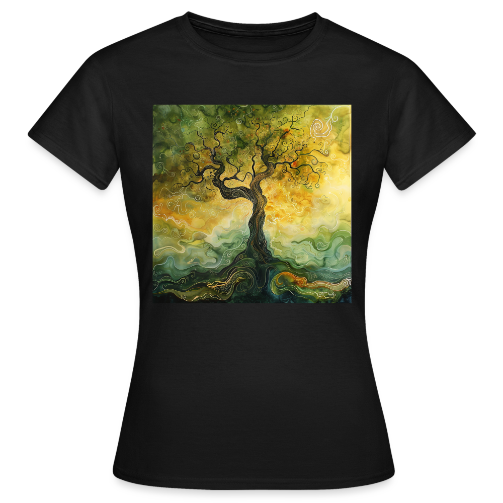 Trädets visdom, T-shirt dam - svart
