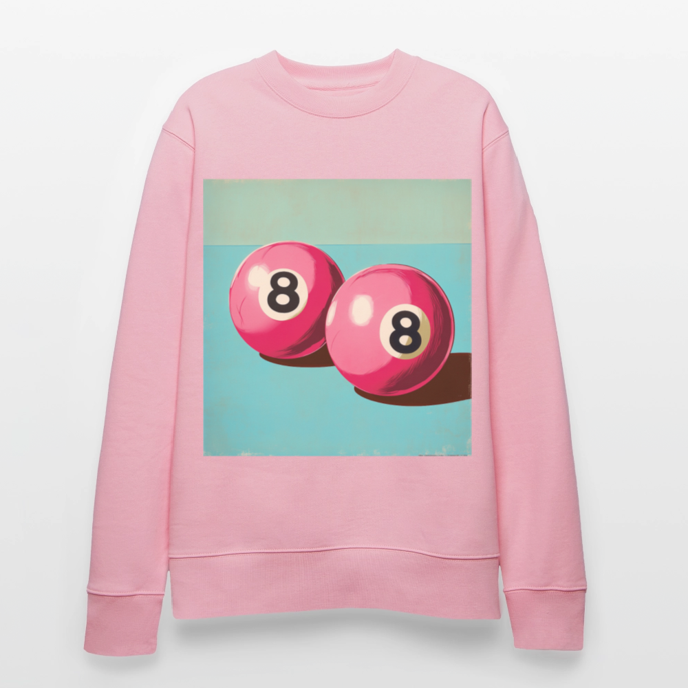 Rosa Rivaler, Ekologisk sweatshirt CHANGER unisex från Stanley/Stella - ljusrosa