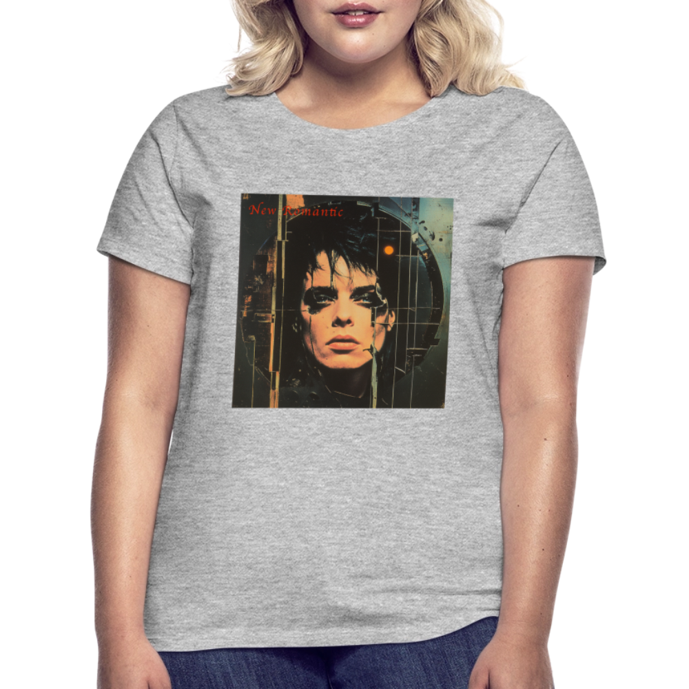 New Romance, T-shirt dam - gråmelerad
