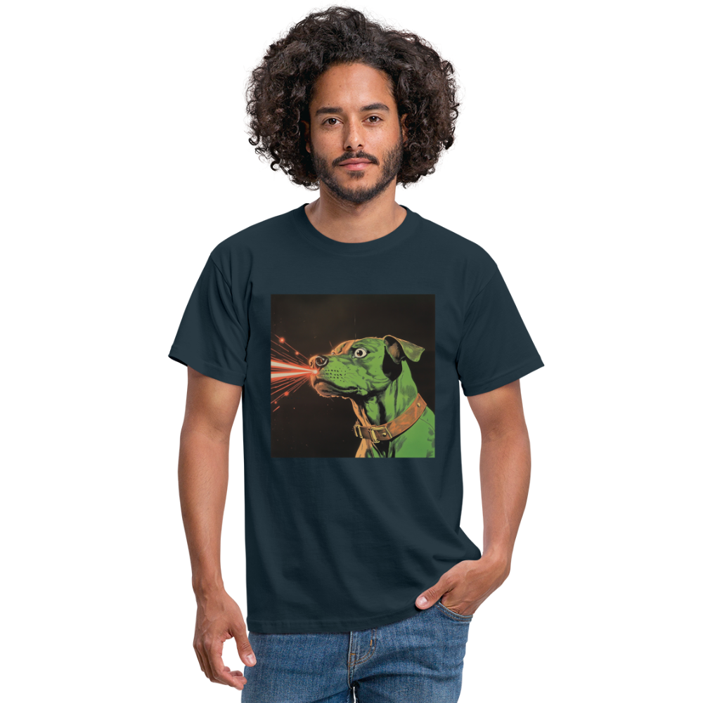 Strålhunden, T-shirt herr - marinblå