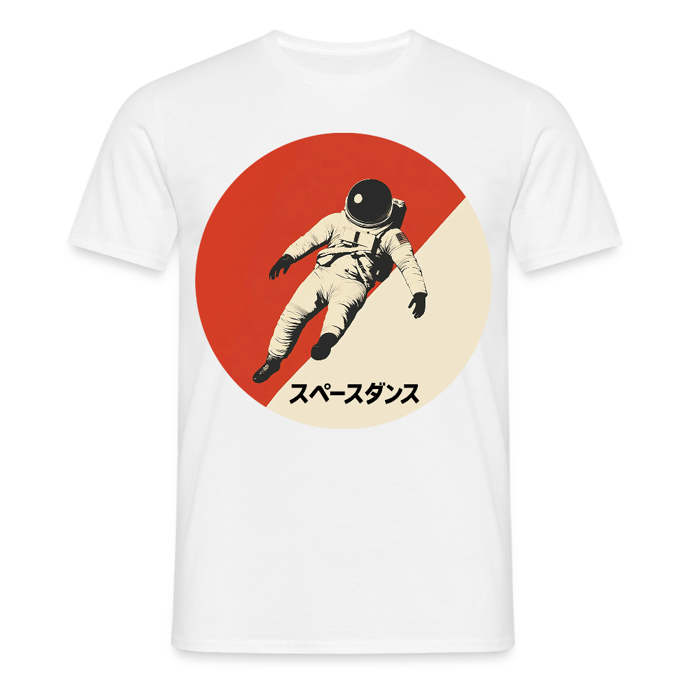 Space Dance, T-shirt unisex - vit