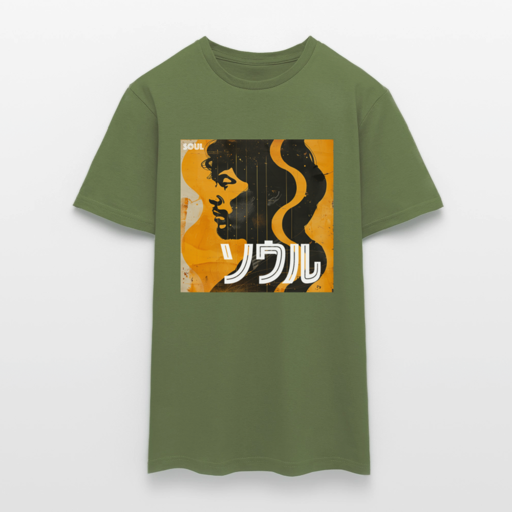Nippon Grooves, T-shirt unisex - Militärgrön