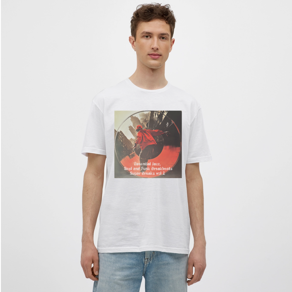 Super Breaks vol 2, T-shirt herr - vit