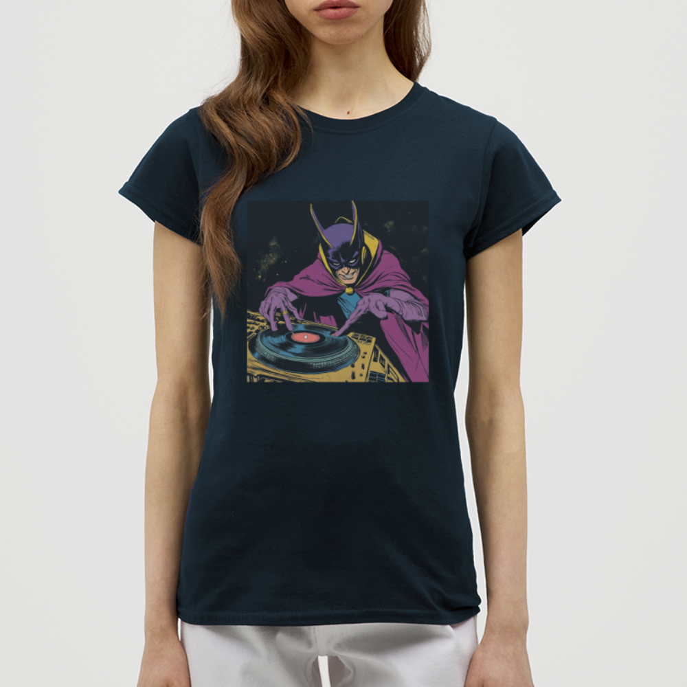 Purple Pulse, T-shirt dam - marinblå