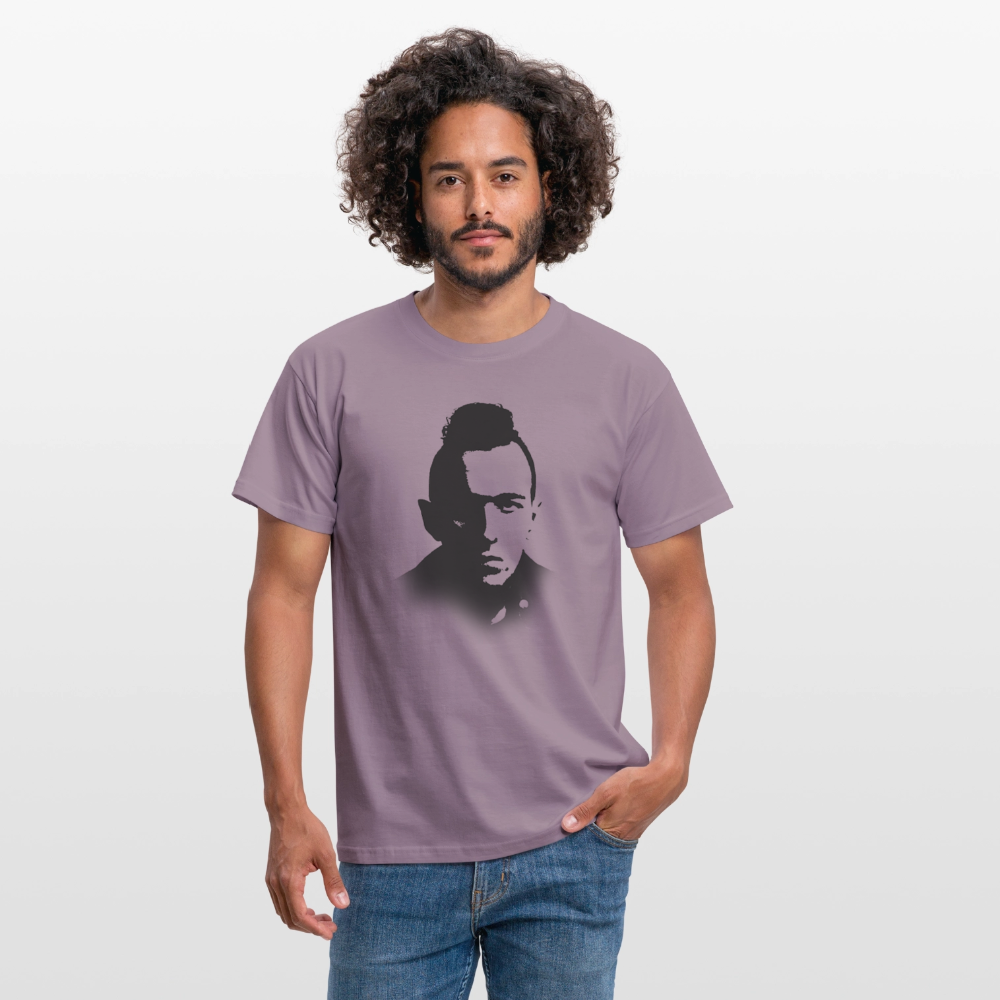 Stencil of Rebellion, T-shirt unisex - lilagrå