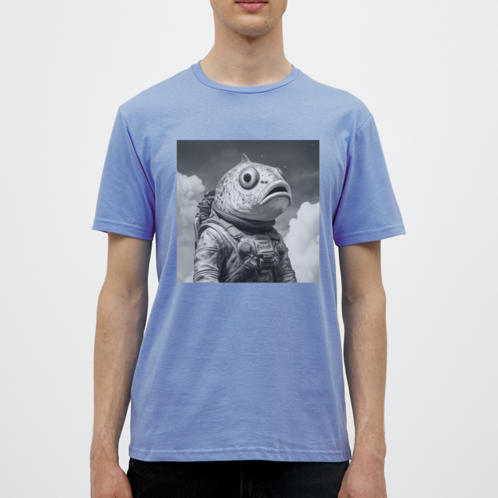 En ensam simtur i universum, T-shirt herr - carolina blue