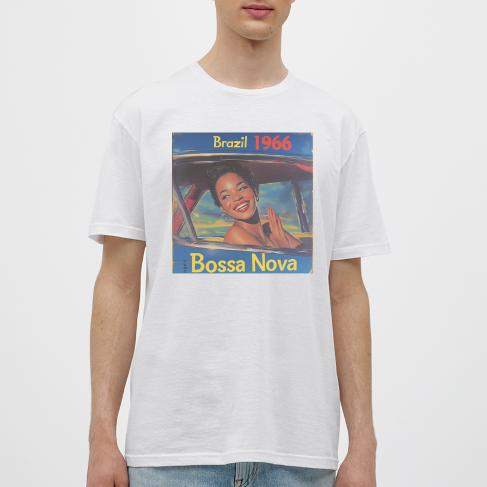Isabela Costa, brazil 1966, T-shirt herr - vit