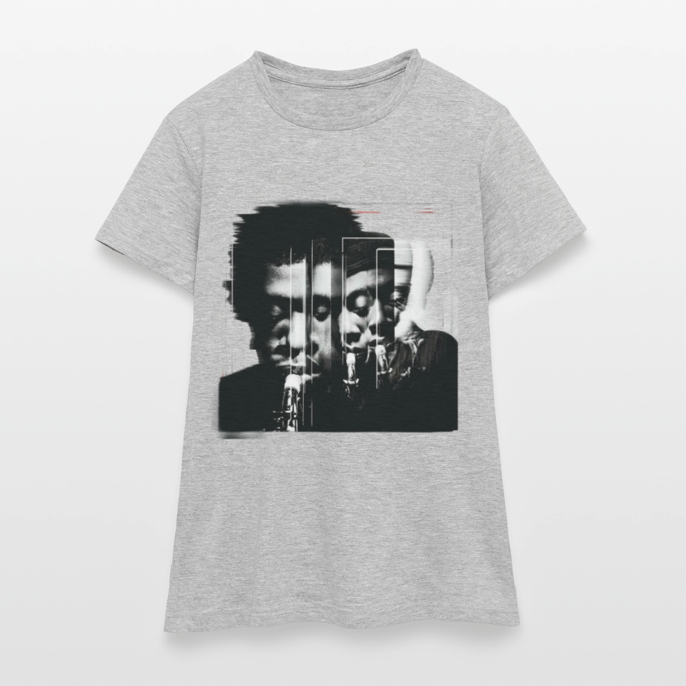 Between Breaths, T-shirt dam - gråmelerad