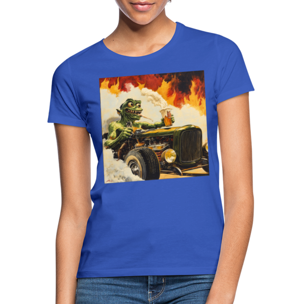 Ragg-Rex, T-shirt dam - royalblå