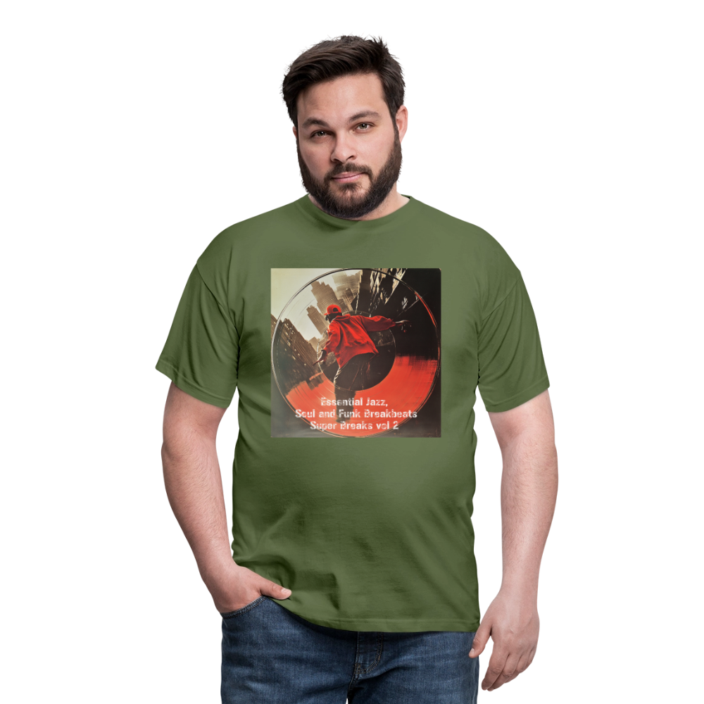 Super Breaks vol 2, T-shirt herr - Militärgrön