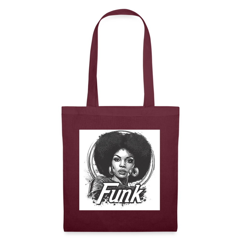 Funk Queen: Power in Motion, Tygväska - vinröd