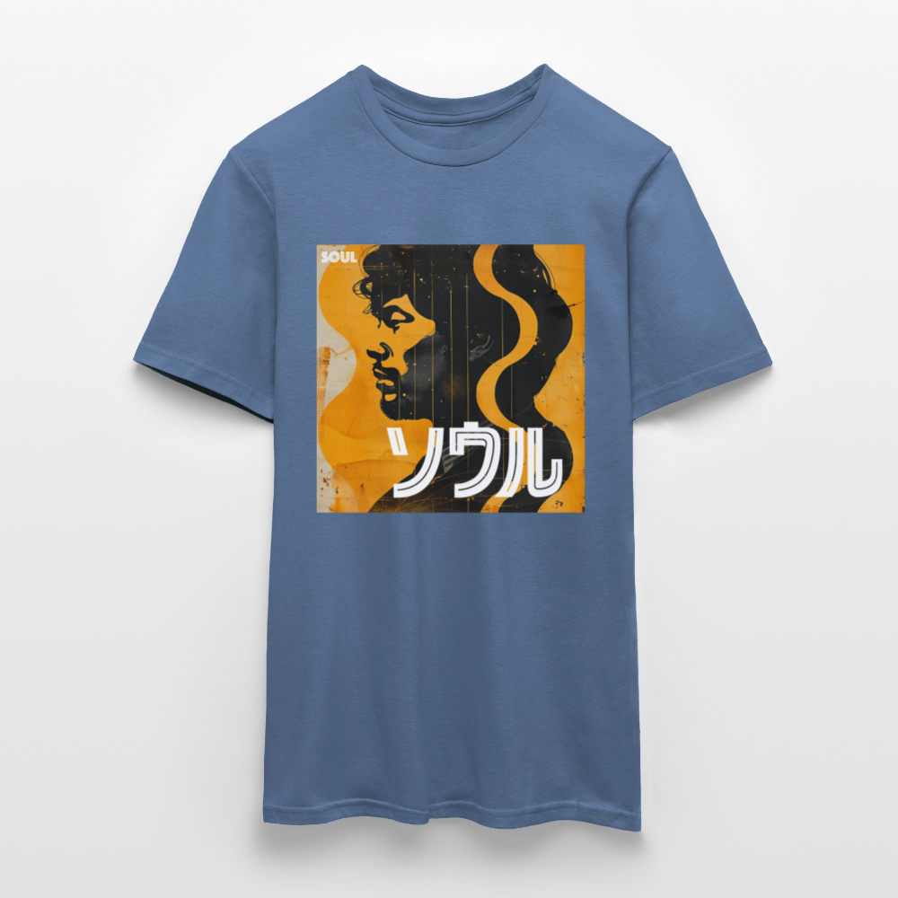 Nippon Grooves, T-shirt unisex - duvblå