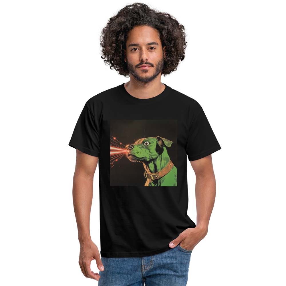 Strålhunden, T-shirt herr - svart