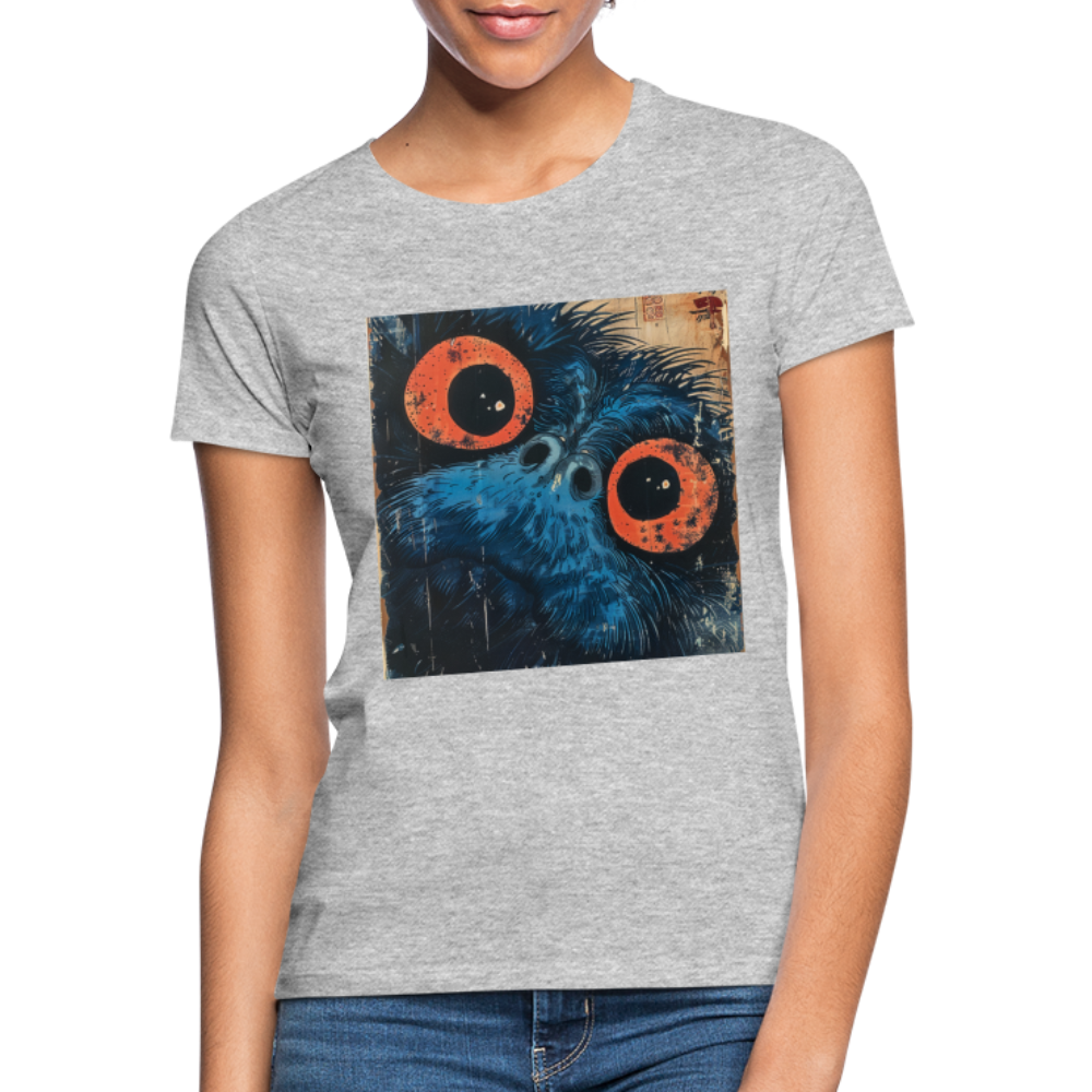Den blå vännen, T-shirt dam - gråmelerad