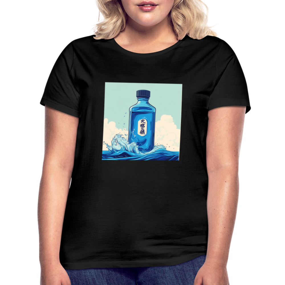 I Blått och Tystnad, T-shirt dam - svart