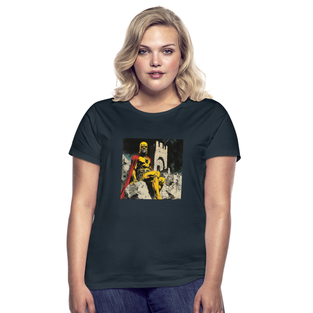 Orkalon, T-shirt dam - marinblå