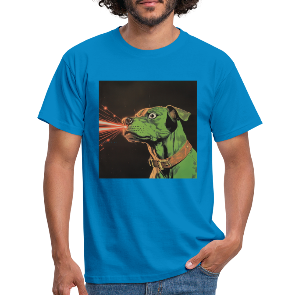 Strålhunden, T-shirt herr - kungsblå