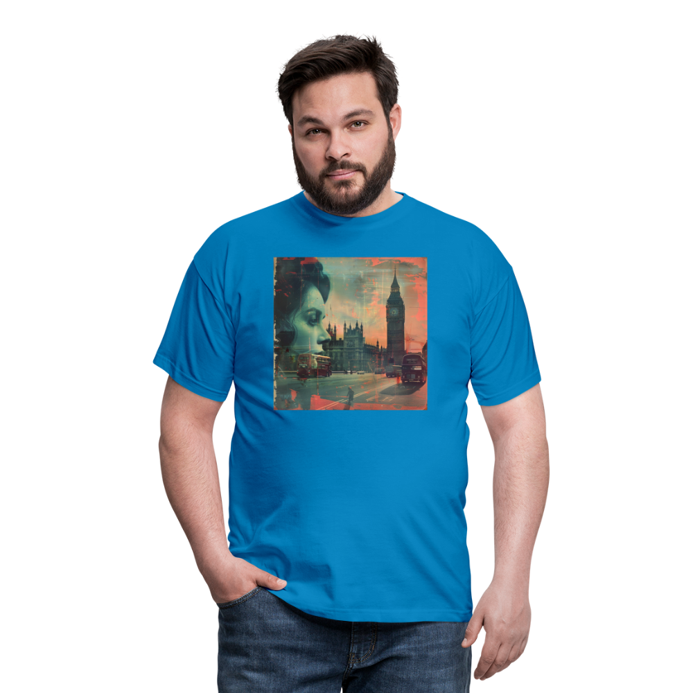 The Beat of London, T-shirt herr - kungsblå