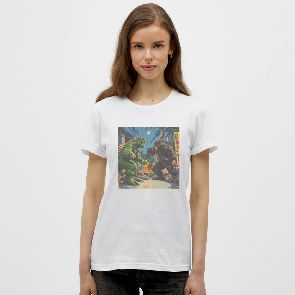 Kampen vid Solnedgången, T-shirt dam - vit
