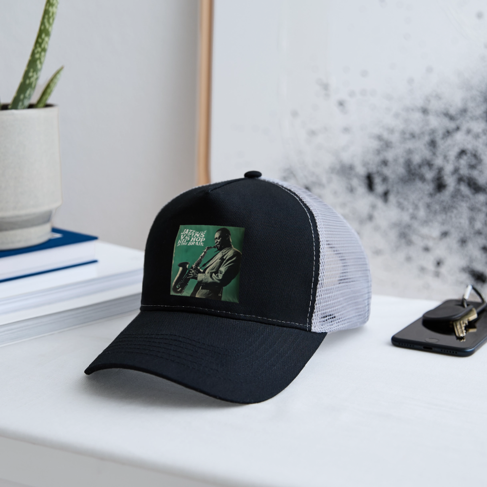 Groove in the Mind, Trucker Cap - svart/stengrå