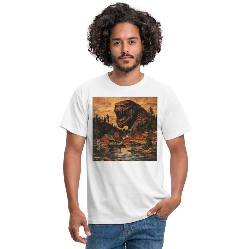 När Draken Vaknade vid Siljan, T-shirt herr - vit