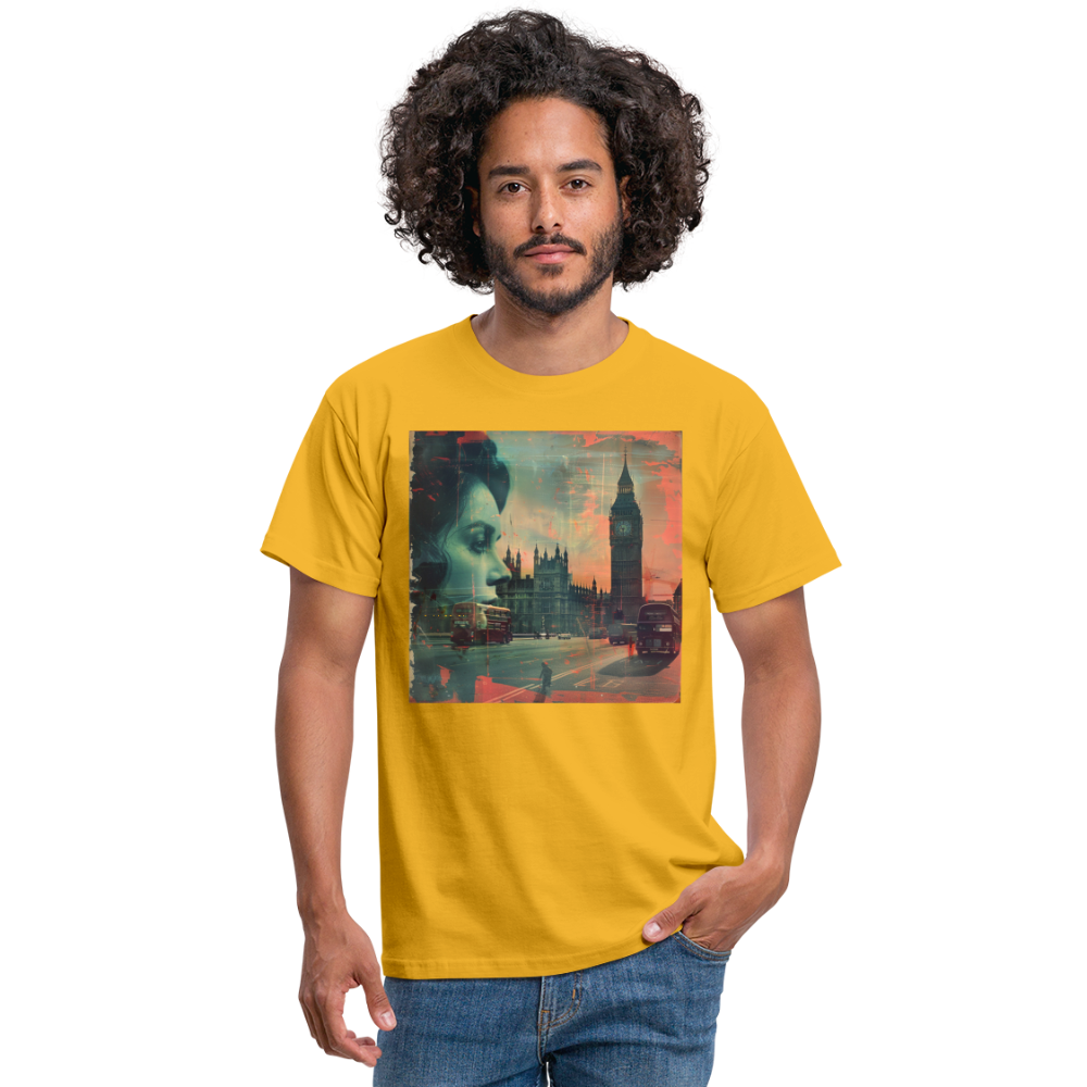 The Beat of London, T-shirt herr - gul