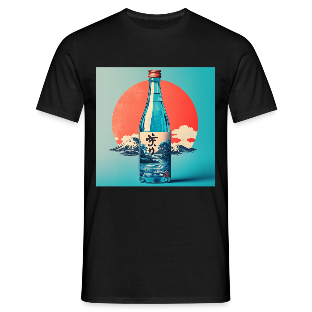 Stillhet i glas, T-shirt herr - svart