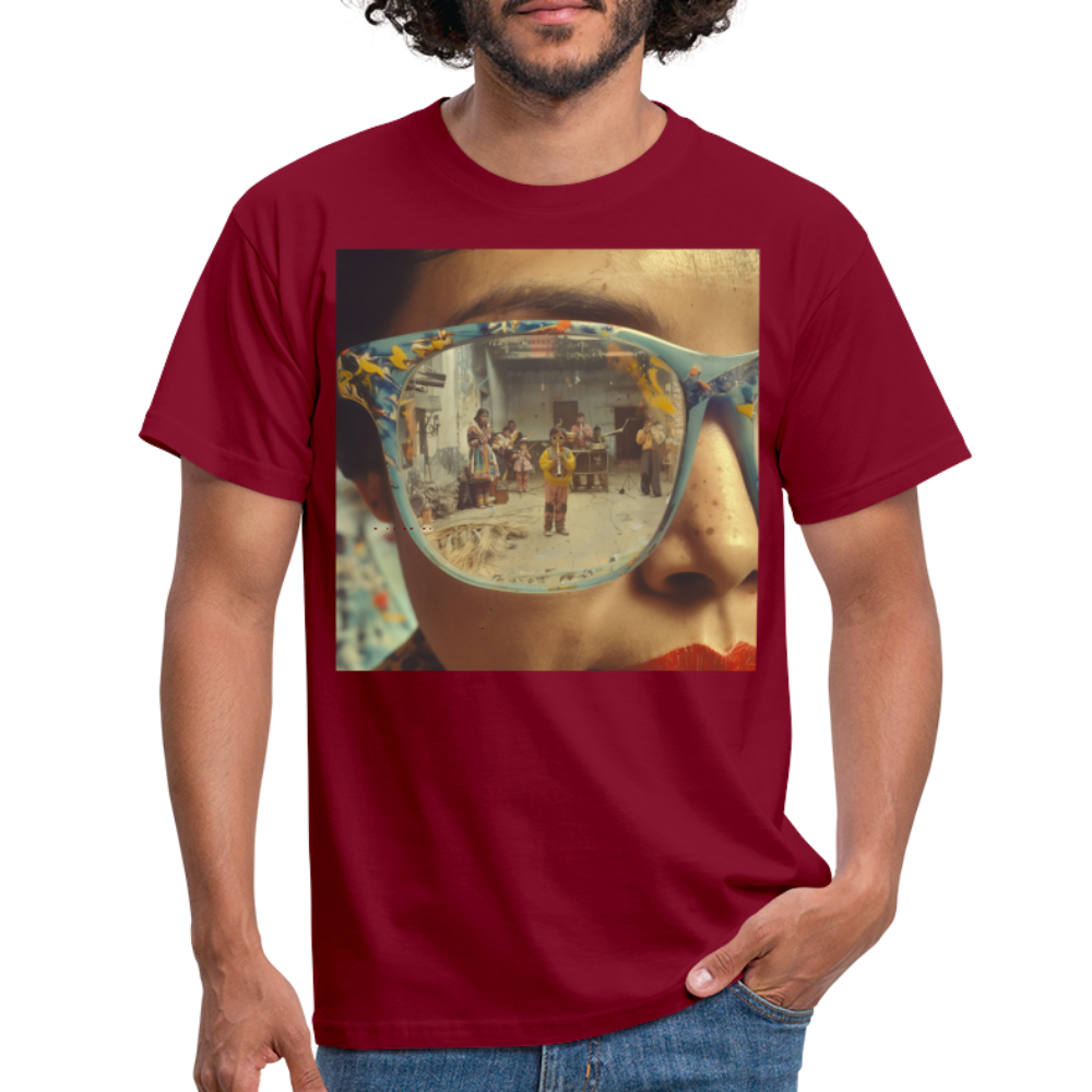 Reflektioner av Anderna, T-shirt herr - tegelröd