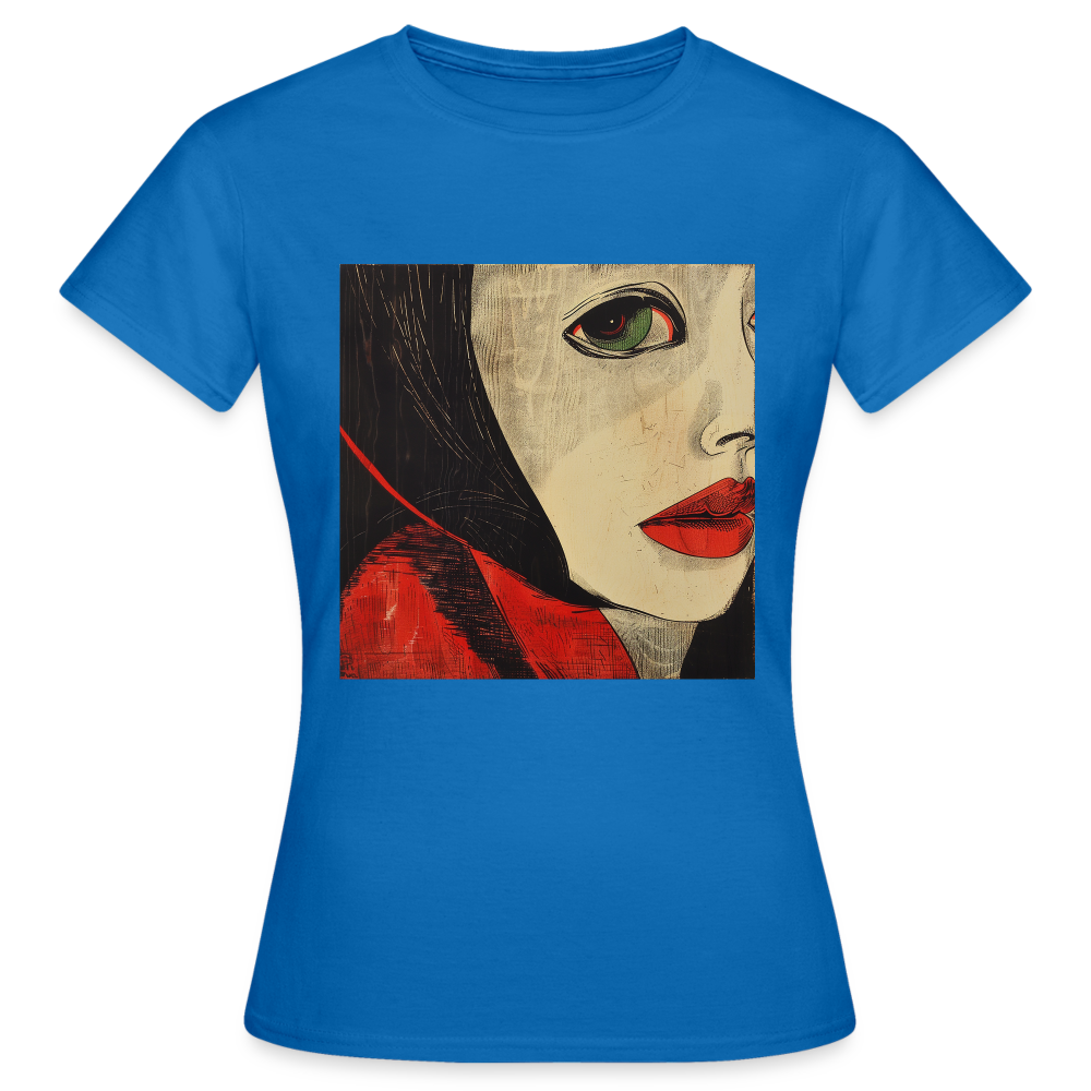 Fiskarfruns öga, T-shirt dam - royalblå