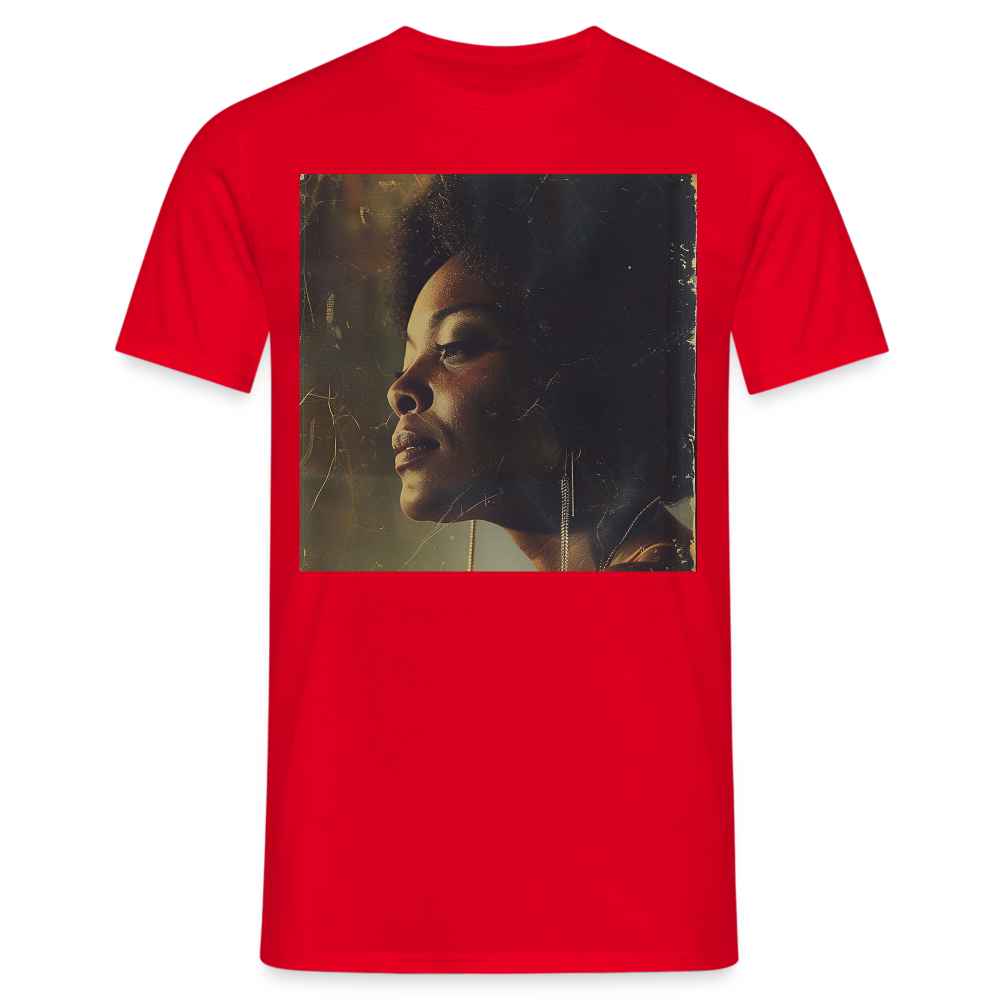 Echoes of Blue, T-shirt herr - röd