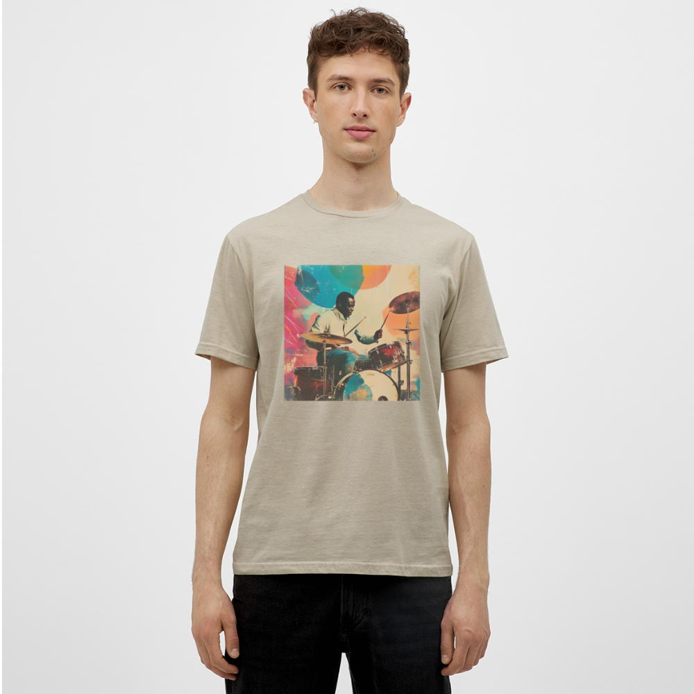 Rhythms of the Midnight Sky, T-shirt herr - sandbeige