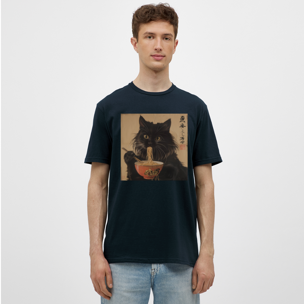 Kejsarens Katt och Ramens Hemlighet, T-shirt herr - marinblå