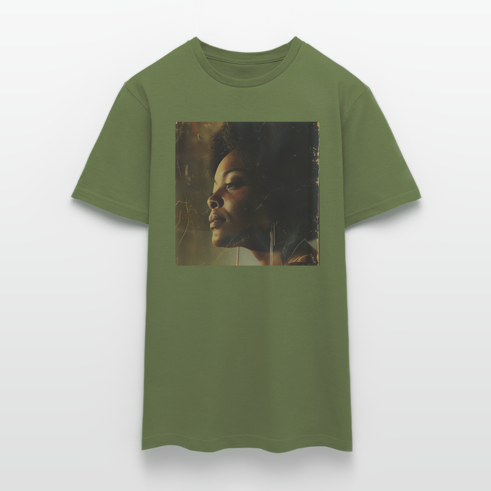 Echoes of Blue, T-shirt herr - Militärgrön