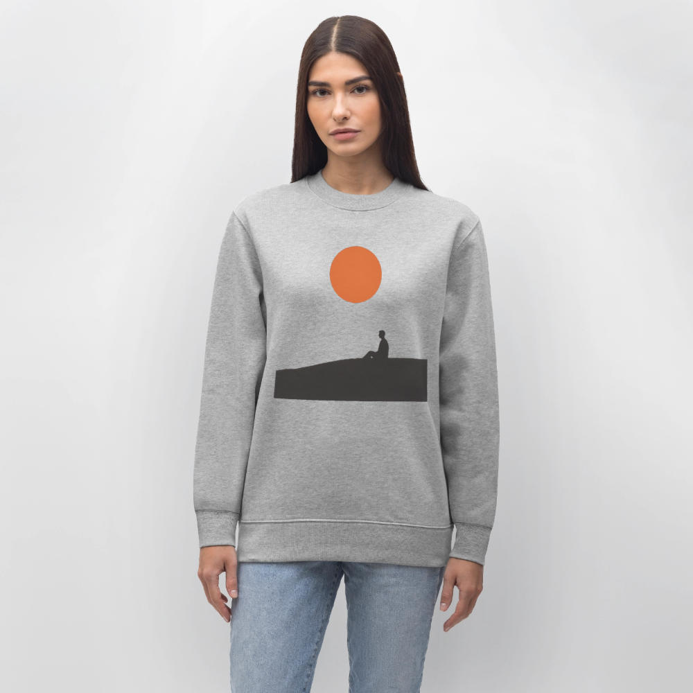 Under the sun, Ekologisk sweatshirt CHANGER unisex från Stanley/Stella - gråmelerad